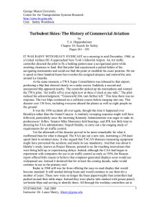 Turbulent Skies: The History of Commercial Aviation