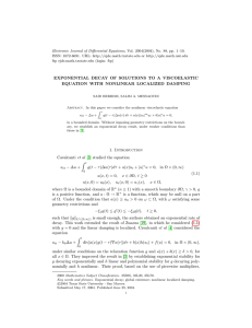 Electronic Journal of Differential Equations, Vol. 2004(2004), No. 88, pp.... ISSN: 1072-6691. URL:  or