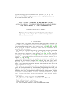 Electronic Journal of Differential Equations, Vol. 2005(2005), No. 102, pp.... ISSN: 1072-6691. URL:  or