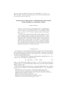 Electronic Journal of Differential Equations, Vol. 2004(2004), No. 123, pp.... ISSN: 1072-6691. URL:  or