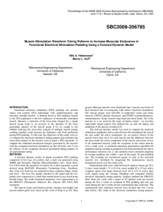 Proceedings of the ASME 2009 Summer Bioengineering Conference (SBC2009)
