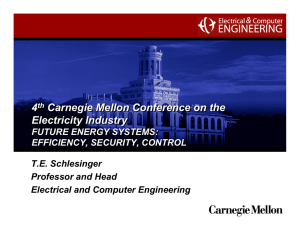 4 Carnegie Mellon Conference on the Electricity Industry