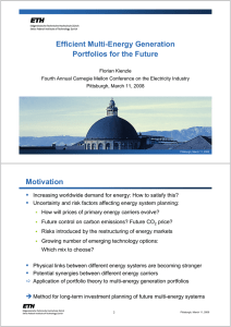 Efficient Multi-Energy Generation Portfolios for the Future