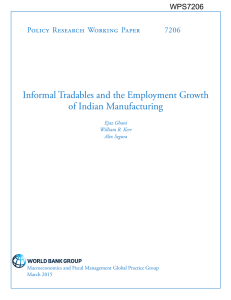 Informal Tradables and the Employment Growth of Indian Manufacturing 7206