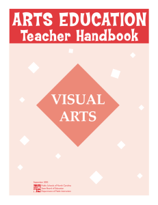 ARTS EDUCATION Teacher Handbook VISUAL ARTS