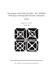 isa-6 Proceedings of the Sixth Joint ISO - ACL SIGSEM