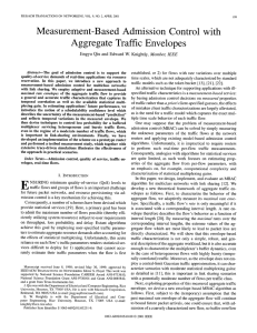 Measurement-Based  Admission  Control with Aggregate  Traffic Envelopes