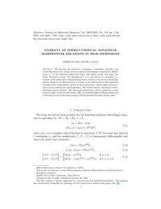 Electronic Journal of Differential Equations, Vol. 2005(2005), No. 118, pp.... ISSN: 1072-6691. URL:  or