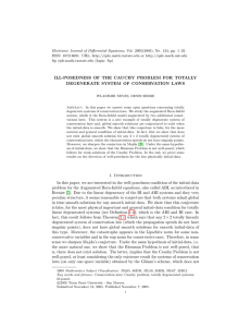 Electronic Journal of Differential Equations, Vol. 2005(2005), No. 124, pp.... ISSN: 1072-6691. URL:  or