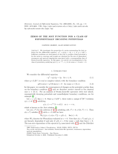 Electronic Journal of Differential Equations, Vol. 2005(2005), No. 145, pp.... ISSN: 1072-6691. URL:  or