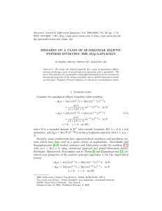 Electronic Journal of Differential Equations, Vol. 2005(2005), No. 20, pp.... ISSN: 1072-6691. URL:  or
