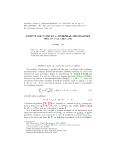 Electronic Journal of Differential Equations, Vol. 2005(2005), No. 25, pp.... ISSN: 1072-6691. URL:  or