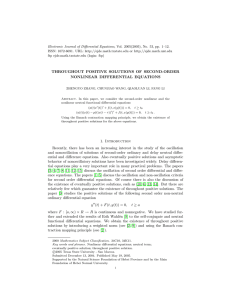 Electronic Journal of Differential Equations, Vol. 2005(2005), No. 53, pp.... ISSN: 1072-6691. URL:  or