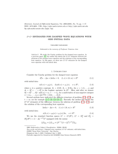 Electronic Journal of Differential Equations, Vol. 2005(2005), No. 74, pp.... ISSN: 1072-6691. URL:  or