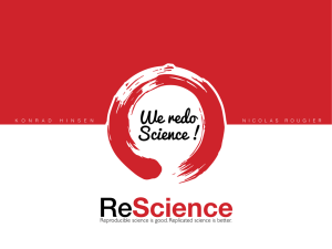 Re Science  We redo