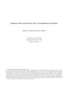 Optimal Value and Growth Tilts in Long-Horizon Portfolios