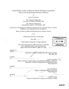 A Library  for  Programming  Swarms  of Robots