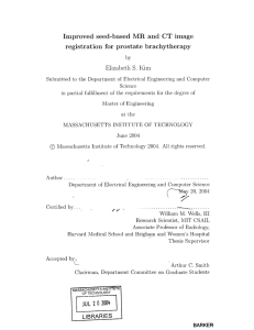 Improved  seed-based  MR  and  CT ... registration for  prostate brachytherapy S.