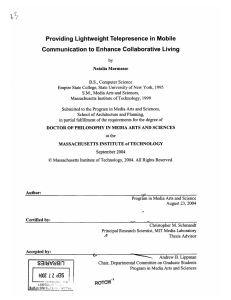 q; Providing  Lightweight Telepresence  in Mobile