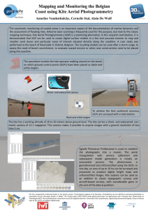 Mapping and Monitoring the Belgian Coast using Kite Aerial Photogrammetry