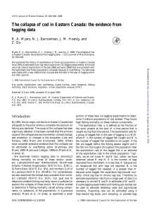 The collapse of cod in Eastern Canada: the evidence from