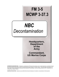NBC Decontamination FM 3-5 MCWP 3-37.3