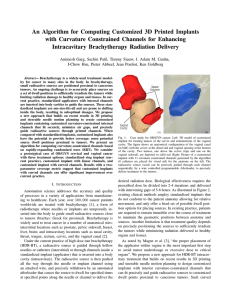 An Algorithm for Computing Customized 3D Printed Implants