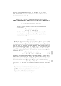 Electronic Journal of Differential Equations, Vol. 2007(2007), No. 112, pp.... ISSN: 1072-6691. URL:  or