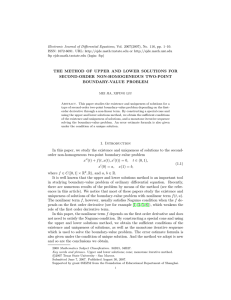 Electronic Journal of Differential Equations, Vol. 2007(2007), No. 116, pp.... ISSN: 1072-6691. URL:  or
