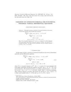 Electronic Journal of Differential Equations, Vol. 2007(2007), No. 130, pp.... ISSN: 1072-6691. URL:  or