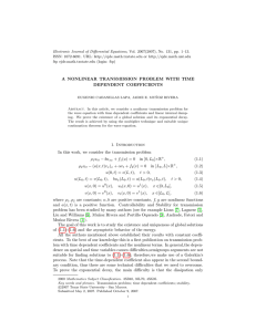 Electronic Journal of Differential Equations, Vol. 2007(2007), No. 131, pp.... ISSN: 1072-6691. URL:  or