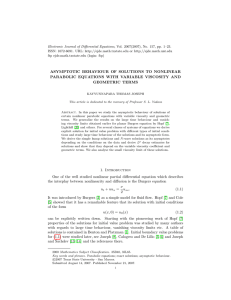 Electronic Journal of Differential Equations, Vol. 2007(2007), No. 157, pp.... ISSN: 1072-6691. URL:  or