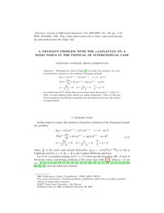 Electronic Journal of Differential Equations, Vol. 2007(2007), No. 164, pp.... ISSN: 1072-6691. URL:  or