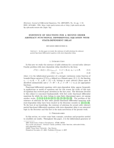 Electronic Journal of Differential Equations, Vol. 2007(2007), No. 21, pp.... ISSN: 1072-6691. URL:  or