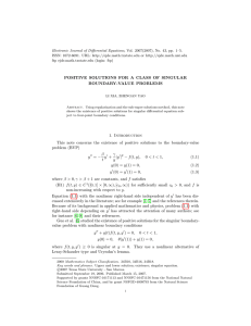Electronic Journal of Differential Equations, Vol. 2007(2007), No. 43, pp.... ISSN: 1072-6691. URL:  or