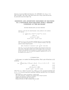Electronic Journal of Differential Equations, Vol. 2007(2007), No. 48, pp.... ISSN: 1072-6691. URL:  or