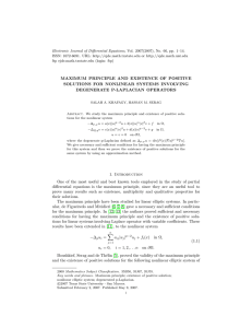 Electronic Journal of Differential Equations, Vol. 2007(2007), No. 66, pp.... ISSN: 1072-6691. URL:  or