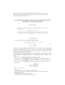 Electronic Journal of Differential Equations, Vol. 2007(2007), No. 84, pp.... ISSN: 1072-6691. URL:  or