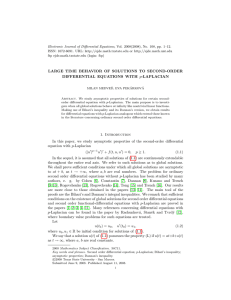 Electronic Journal of Differential Equations, Vol. 2008(2008), No. 108, pp.... ISSN: 1072-6691. URL:  or