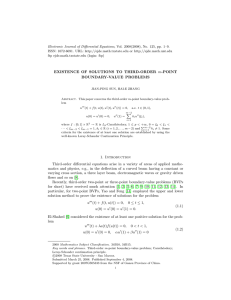 Electronic Journal of Differential Equations, Vol. 2008(2008), No. 125, pp.... ISSN: 1072-6691. URL:  or