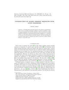 Electronic Journal of Differential Equations, Vol. 2008(2008), No. 126, pp.... ISSN: 1072-6691. URL:  or