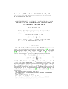 Electronic Journal of Differential Equations, Vol. 2008(2008), No. 147, pp.... ISSN: 1072-6691. URL:  or