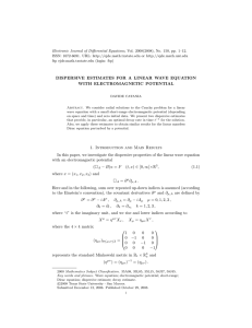Electronic Journal of Differential Equations, Vol. 2008(2008), No. 150, pp.... ISSN: 1072-6691. URL:  or