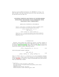Electronic Journal of Differential Equations, Vol. 2008(2008), No. 159, pp.... ISSN: 1072-6691. URL:  or