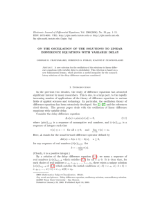 Electronic Journal of Differential Equations, Vol. 2008(2008), No. 50, pp.... ISSN: 1072-6691. URL:  or