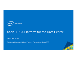 Xeon+FPGA Platform for the Data Center ISCA/CARL 2015
