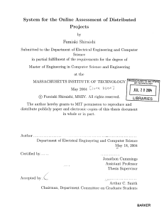 System  for  the  Online  Assessment ... Projects Fumiaki  Shiraishi