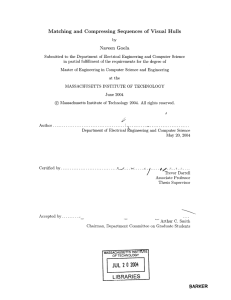 Matching  and  Compressing  Sequences  of ... Naveen  Goela