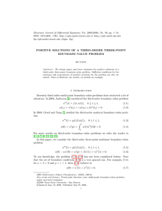 Electronic Journal of Differential Equations, Vol. 2008(2008), No. 99, pp.... ISSN: 1072-6691. URL:  or