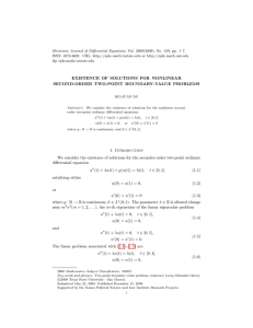 Electronic Journal of Differential Equations, Vol. 2009(2009), No. 159, pp.... ISSN: 1072-6691. URL:  or